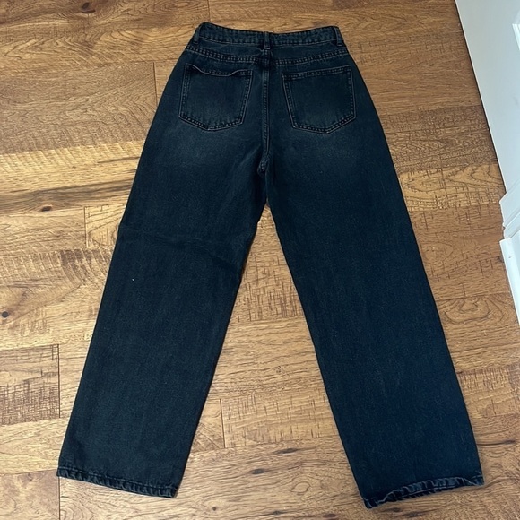 Shein Women’s Black Denim Jeans US 4 - Picture 3 of 7